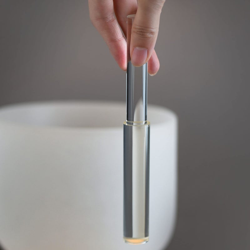 TOPFUND Singing Bowl Silicone Quartz Mallet | Silicone Sleeve + High Purity Quartz Rod - Image 4